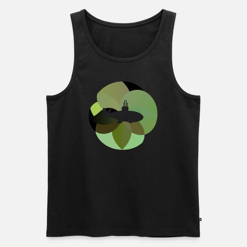 Uboot Unterseeboot - Männer Premium Bio Tank Top - Schwarz