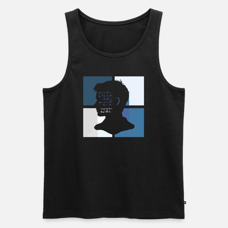 Math Geometry Math Problems - Men's Premium Organic Tank Top - black