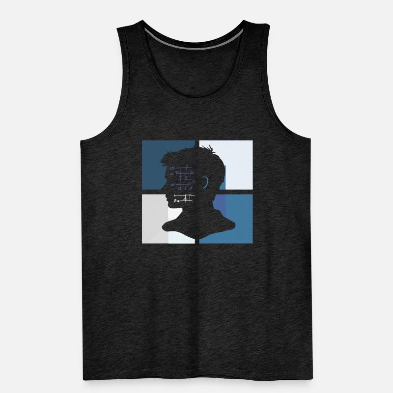 Math Geometry Math Problems Men's Premium Organic Tank Top