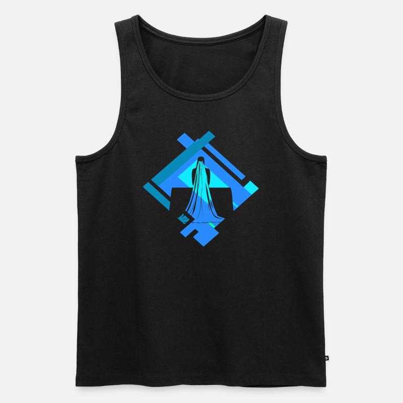 Ehefrau Beziehung - Männer Premium Bio Tank Top - Schwarz