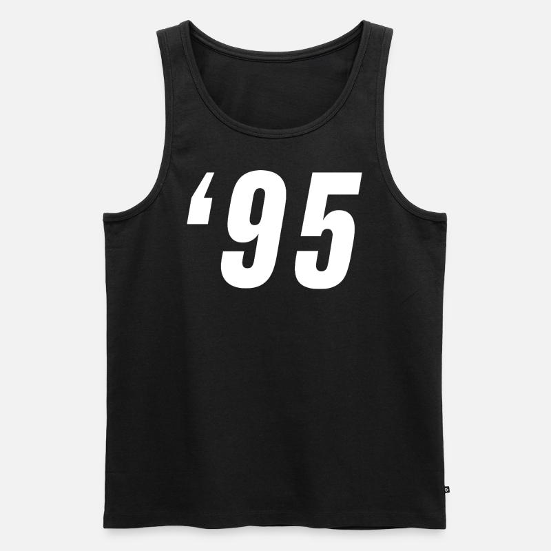 1995 - Männer Premium Bio Tank Top - Schwarz