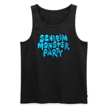 Slime Monster Party - Men's Premium Organic Tank Top - black - Front - AI Model Male 178 light (178cm)