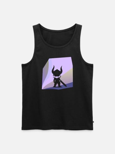 Wikinger Runen Hammer - Männer Premium Bio Tank Top - Schwarz