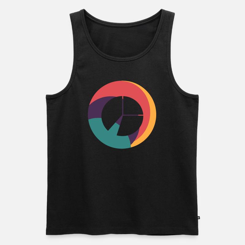 Statistik Erhebung Datenanalyse - Männer Premium Bio Tank Top - Schwarz
