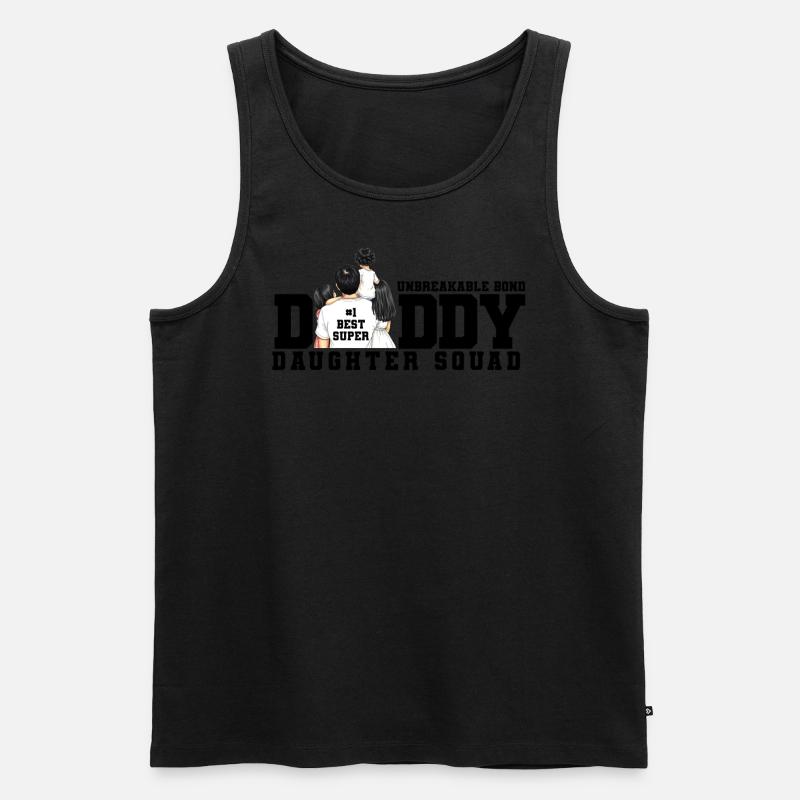 Daddy Tochter Squad 3er-Design - Männer Premium Bio Tank Top - undefined