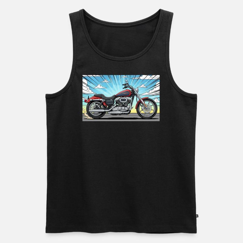 Comic Style - Männer Premium Bio Tank Top - Schwarz