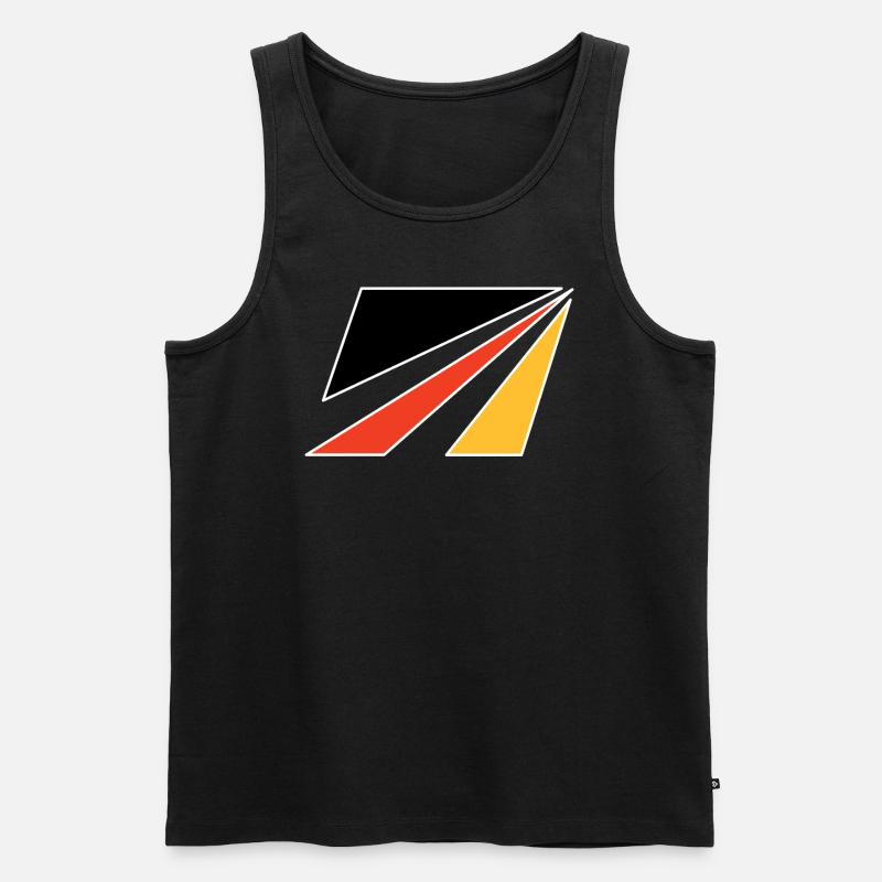 DL3 - Männer Premium Bio Tank Top - Schwarz