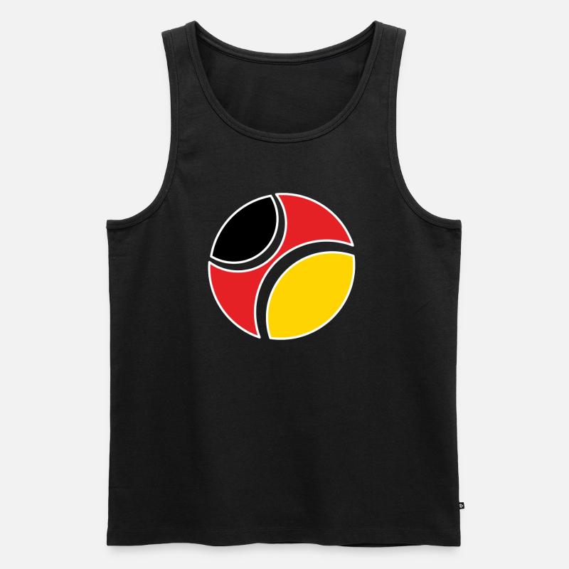 DL1 - Männer Premium Bio Tank Top - Schwarz