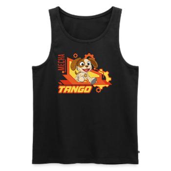 Mecha Builders Mecha Tango - Men's Premium Organic Tank Top - black - Front - AI Model Male 178 light (178cm)