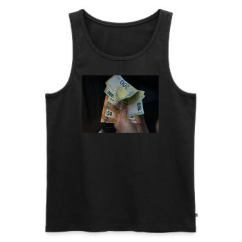 Make Money Not Friends - Männer Premium Bio Tank Top - Schwarz - Vorne - Michal (187cm)