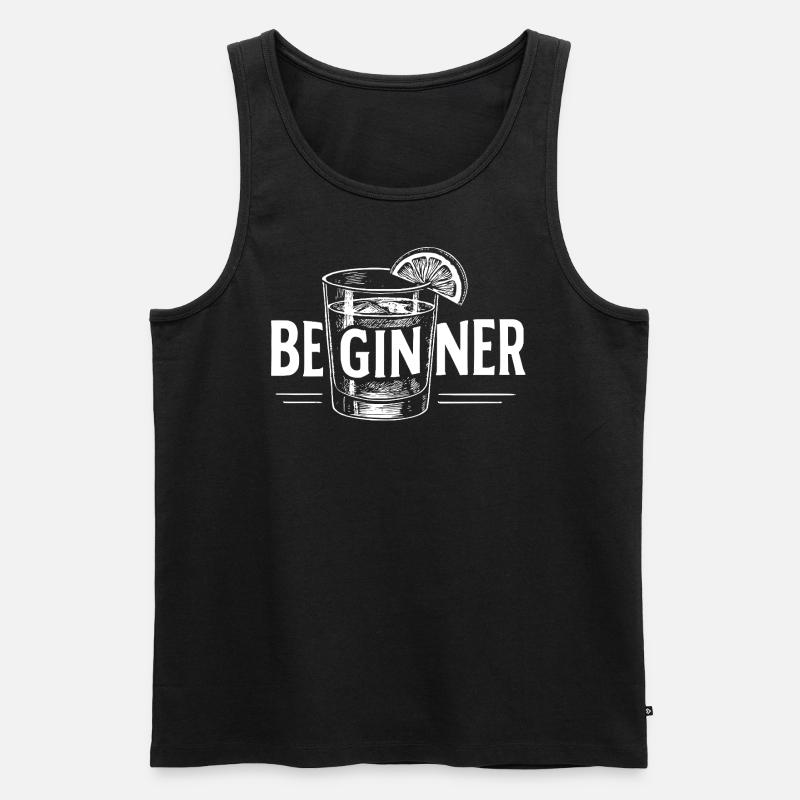 Beginner: Perfekte Geschenkidee für Anfänger! - Männer Premium Bio Tank Top - Schwarz