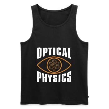 Physik Physiker - Männer Premium Bio Tank Top - Schwarz - Vorne - AI Model Male 178 light (178cm)