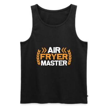 Heißluftfritteuse Master Culinary Crafts - Männer Premium Bio Tank Top - Schwarz - Vorne - AI Model Male 178 light (178cm)