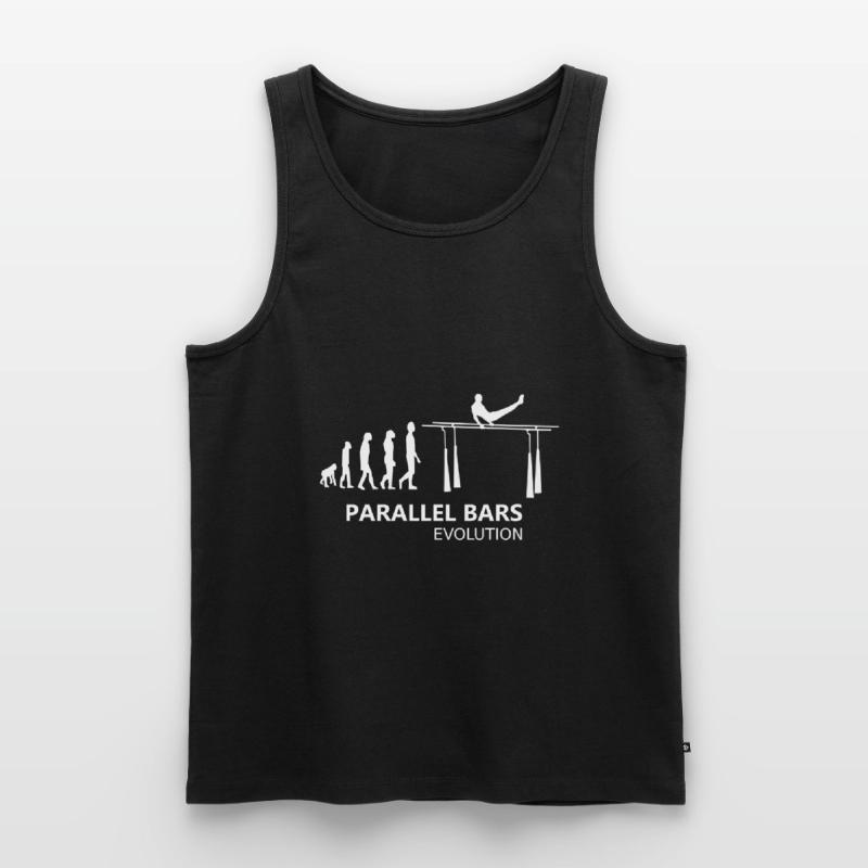 Parallelbarren Parallel Bars Evolution Turnen Männer Premium Bio Tank Top