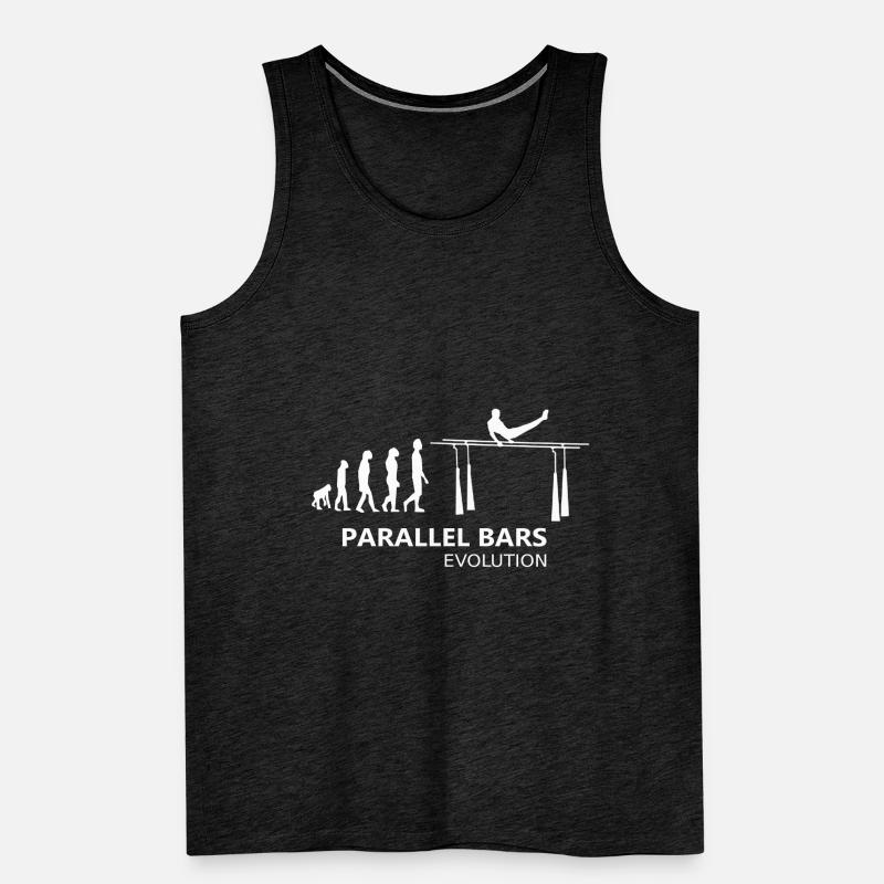 Parallelbarren Parallel Bars Evolution Turnen Männer Premium Bio Tank Top