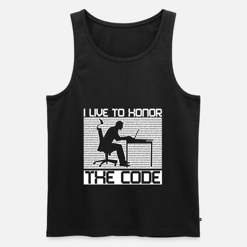 Programmer Coder Software Developer - Men's Premium Organic Tank Top - black