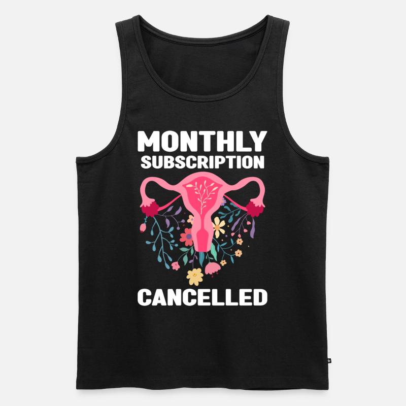 Hysterektomie | Gebärmutter Entfernung Geschenk - Männer Premium Bio Tank Top - Schwarz