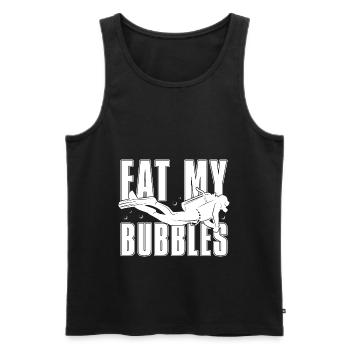 Scuba Diving Divers Diving - Men's Premium Organic Tank Top - black - Front - AI Model Male 178 light (178cm)