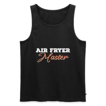 Heißluftfritteuse Master Culinary Crafts - Männer Premium Bio Tank Top - Schwarz - Vorne - AI Model Male 178 light (178cm)