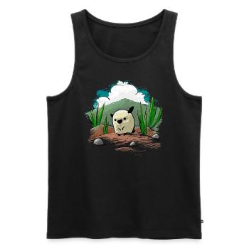 Hamster - Débardeur bio Premium Homme - noir - Devant - Michal (187cm)