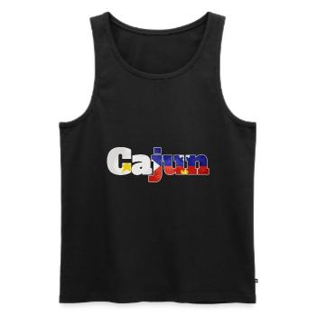 Cajun Pride Louisiane Racines Patriotique - Débardeur bio Premium Homme - noir - Devant - Michal (187cm)