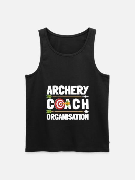 Archer Archery Arrow Archery Archery - Men's Premium Organic Tank Top - black