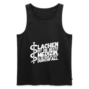 Apotheker Apotheke Pharmazeut - Männer Premium Bio Tank Top - Schwarz - Vorne - Michal (187cm)