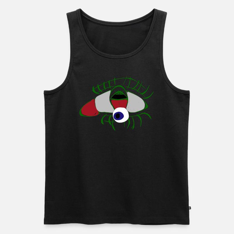 B2FB1FDB C501 4565 B973 AE0438B75319 - Männer Premium Bio Tank Top - Schwarz
