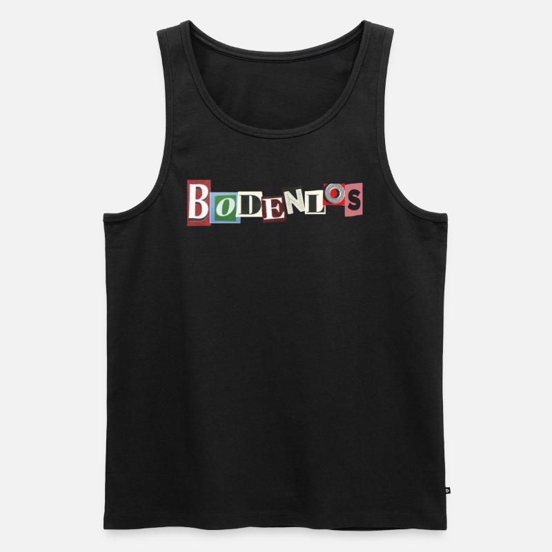BODENLOS - Männer Premium Bio Tank Top - Schwarz