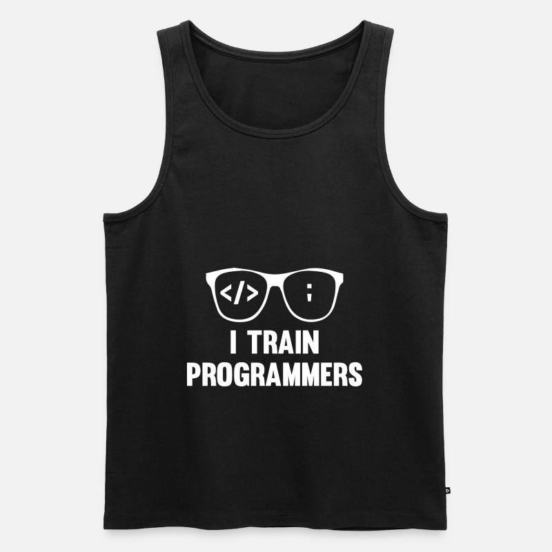 Programmierer Coder Software Entwickler - Männer Premium Bio Tank Top - Schwarz