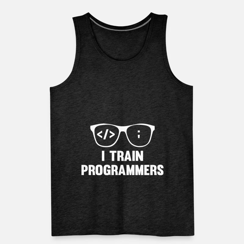 Programmeur Coder Développeur de logiciels Débardeur bio Premium Homme