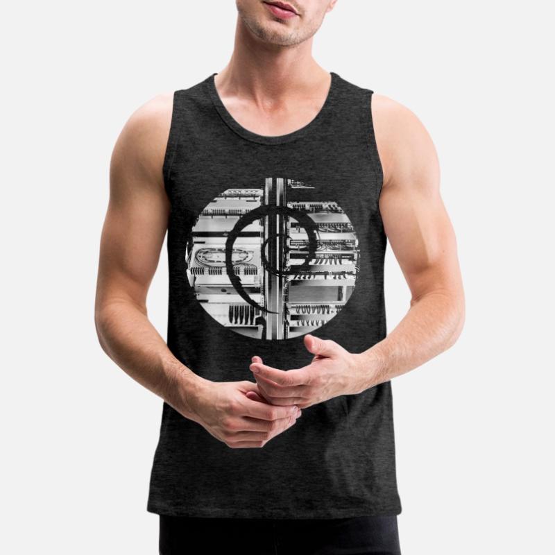 Debian GNU Linux Männer Premium Bio Tank Top