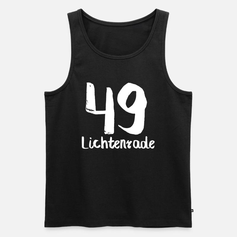 49 lichtenrade - Männer Premium Bio Tank Top - Schwarz