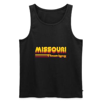 cool Missouri États-Unis États design - Débardeur bio Premium Homme - noir - Devant - Michal (187cm)