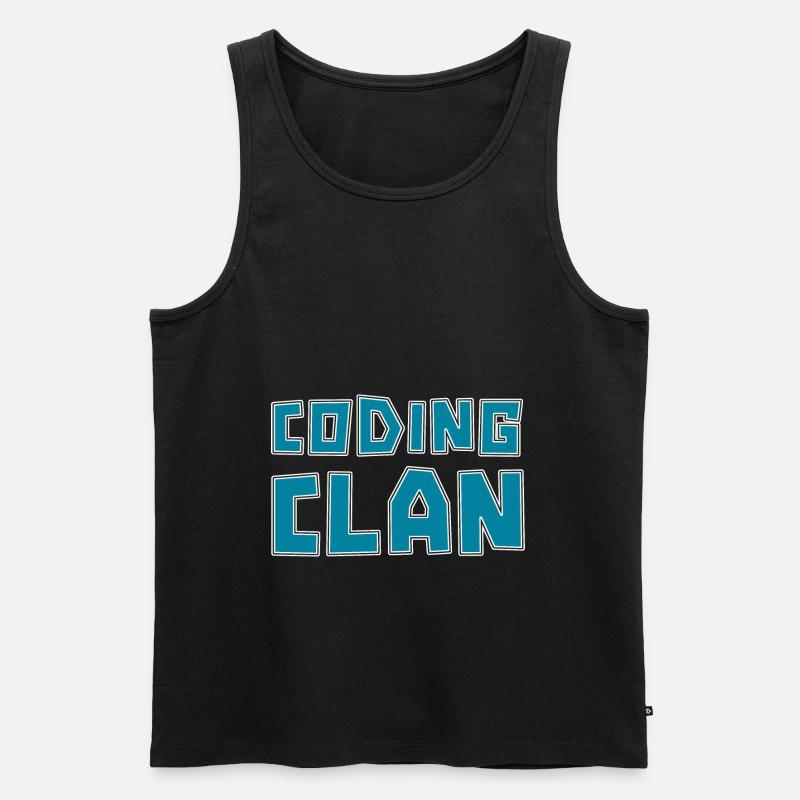 Programmierer Coder Software Entwickler - Männer Premium Bio Tank Top - Schwarz