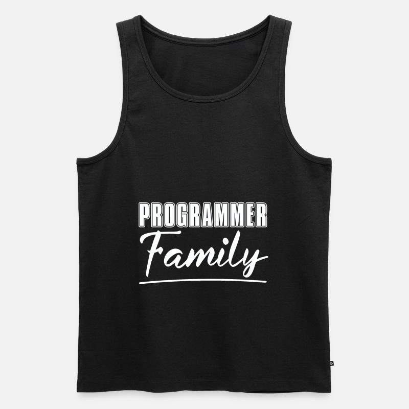 Programmierer Coder Software Entwickler - Männer Premium Bio Tank Top - Schwarz