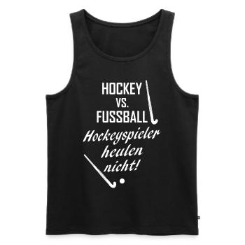 Feldhockey Hallenhockey Hockey Geschenk - Männer Premium Bio Tank Top - Schwarz - Vorne - Michal (187cm)