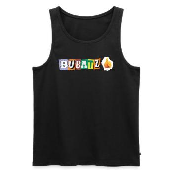 Bubatz - Männer Premium Bio Tank Top - Schwarz - Vorne - Michal (187cm)