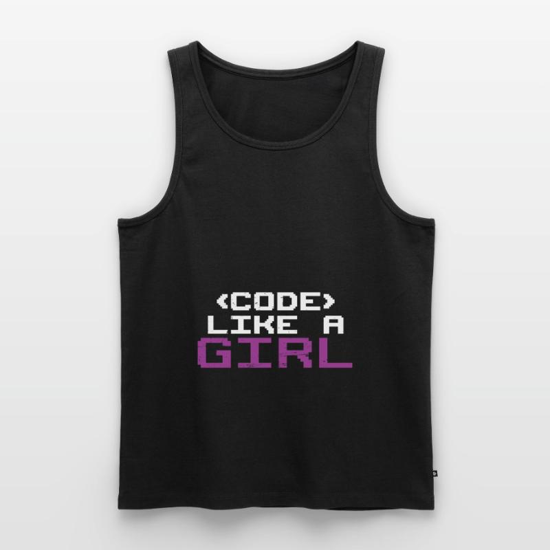 Programmer Coder Software Developer Men's Premium Organic Tank Top