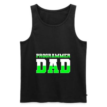 Programmierer Coder Software Entwickler - Männer Premium Bio Tank Top - Schwarz - Vorne - Michal (187cm)