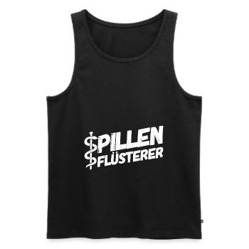 Apotheker Apotheke Pharmazeut - Männer Premium Bio Tank Top - Schwarz - Vorne - Michal (187cm)