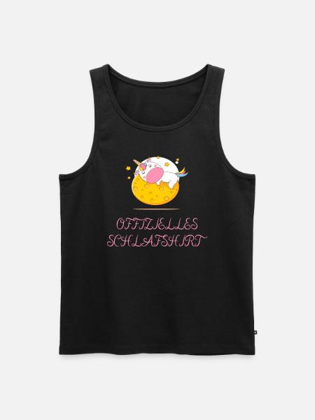 OFFIZIELLES SCHLAFSHIRT - Männer Premium Bio Tank Top - Schwarz