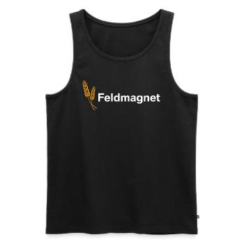 Bauer T-Shirt für Landwirt Geschenk - Männer Premium Bio Tank Top - Schwarz - Vorne - Michal (187cm)