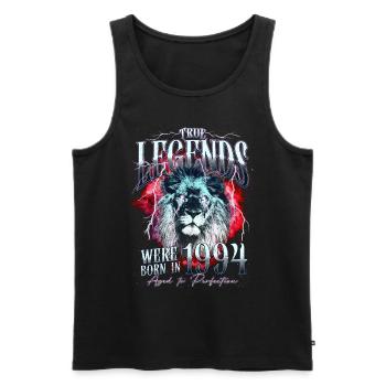 Legends were born in 1994 - Men's Premium Organic Tank Top - black - Front - Michal (187cm)