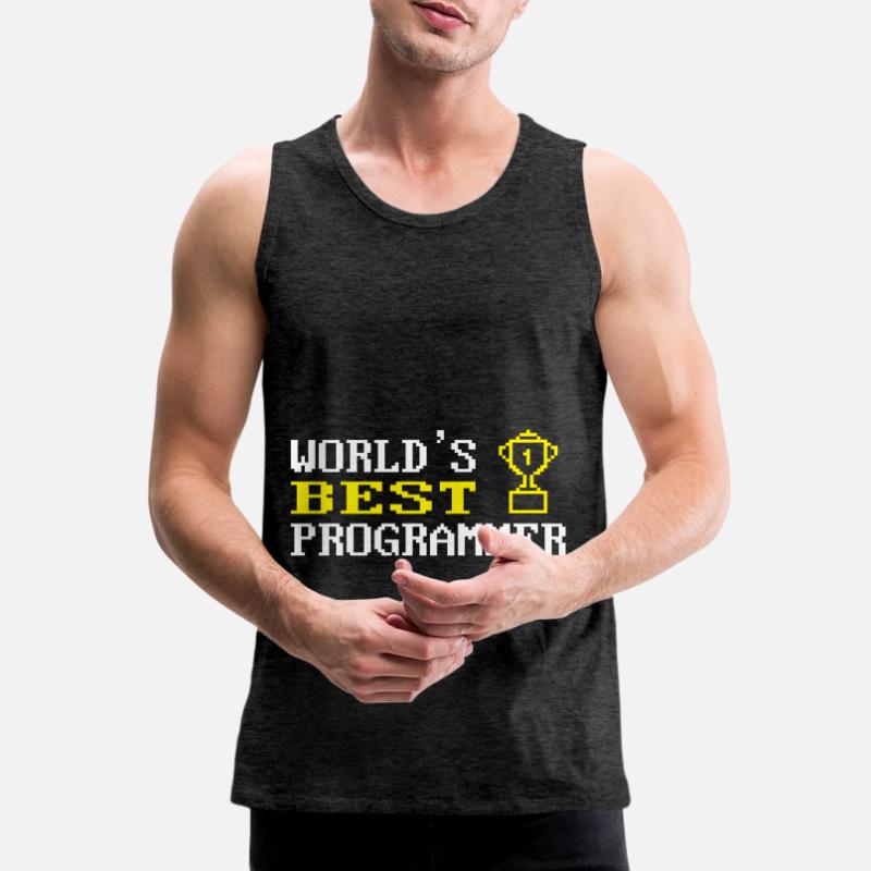 Programmer Coder Software Developer Men's Premium Organic Tank Top