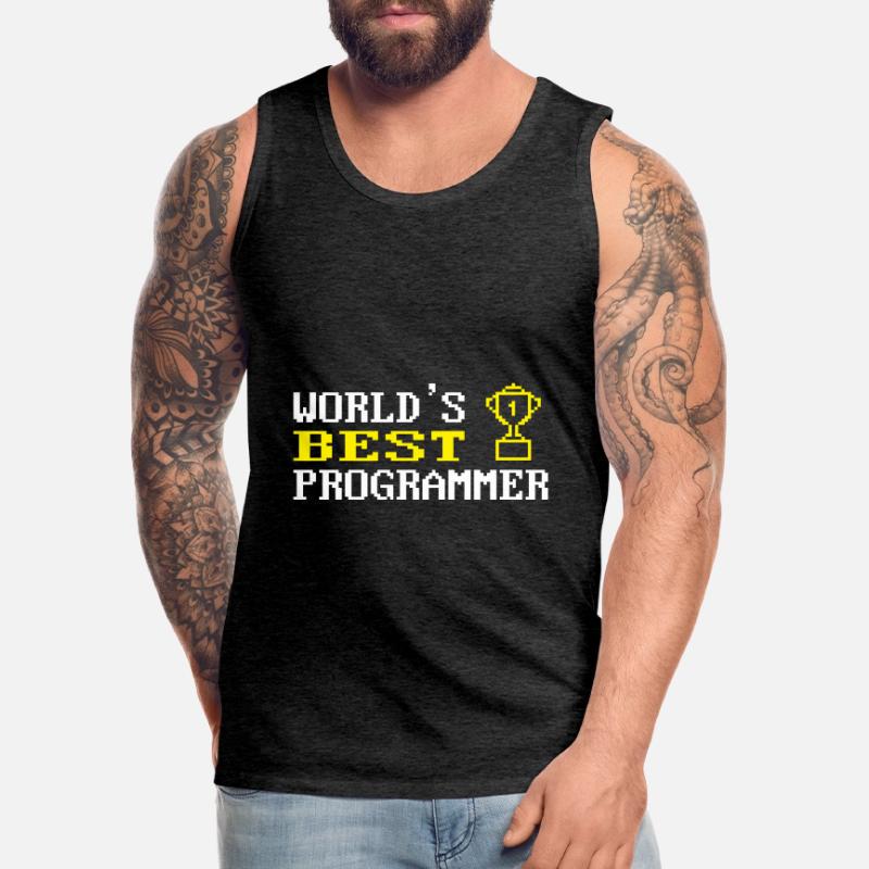 Programmer Coder Software Developer Men's Premium Organic Tank Top