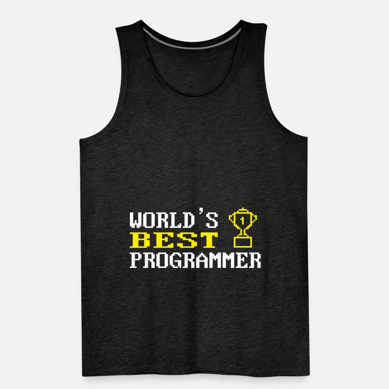 Programmierer Coder Software Entwickler Männer Premium Bio Tank Top
