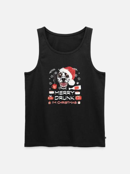 Dalmatiner Weihnachtsmarkt - Männer Premium Bio Tank Top - Schwarz