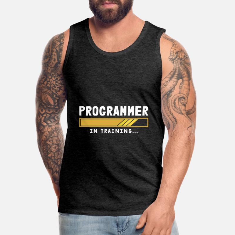 Programmer Coder Software Developer Men's Premium Organic Tank Top