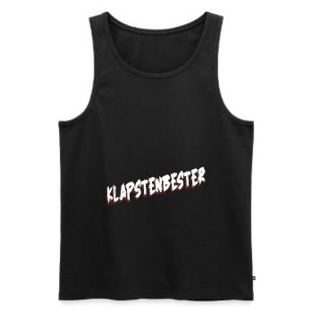 Sarkusmus Spruch Schwarzer Humor Lustiges Ironie - Männer Premium Bio Tank Top - Schwarz - Vorne - Michal (187cm)